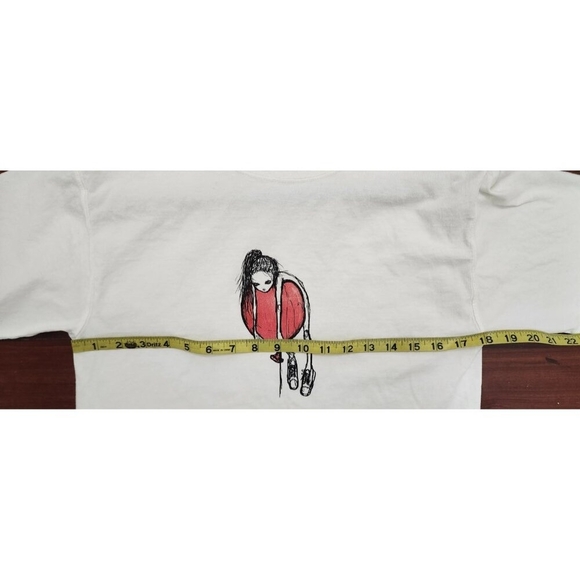 Eri Wakiyama 2019 Graphic T-Shirt Women’s Size S White Cotton Tee Art Print Rare - Picture 7 of 9